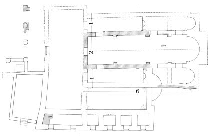 The Ground plan of the Patriarchate of Pec Monastery
